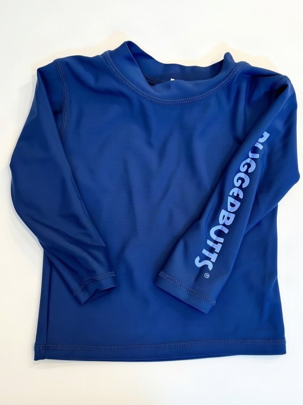 RuggedButts Navy Rash Guard Swim Shirt Baby 6-12M